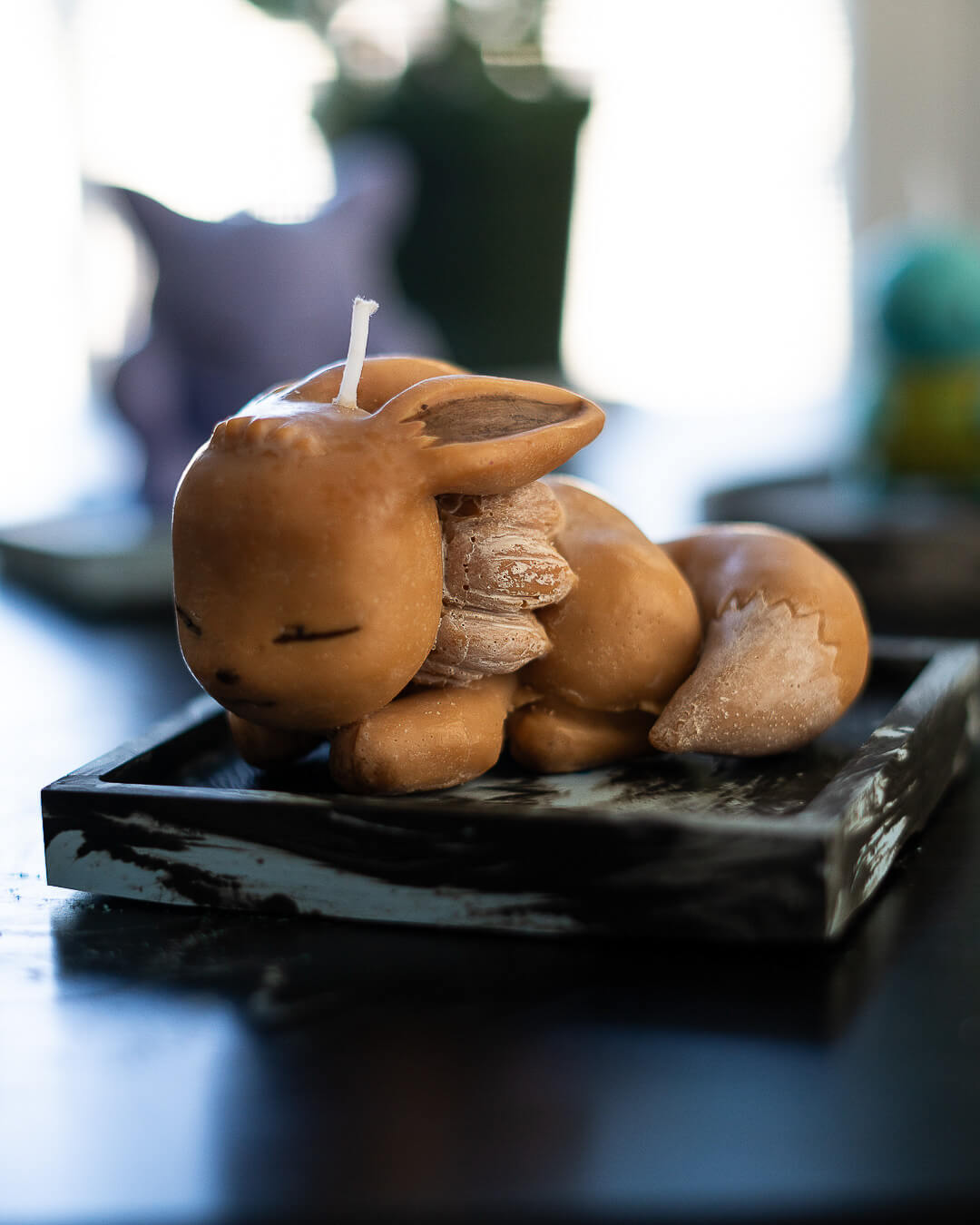 eevee candle clay sculpture