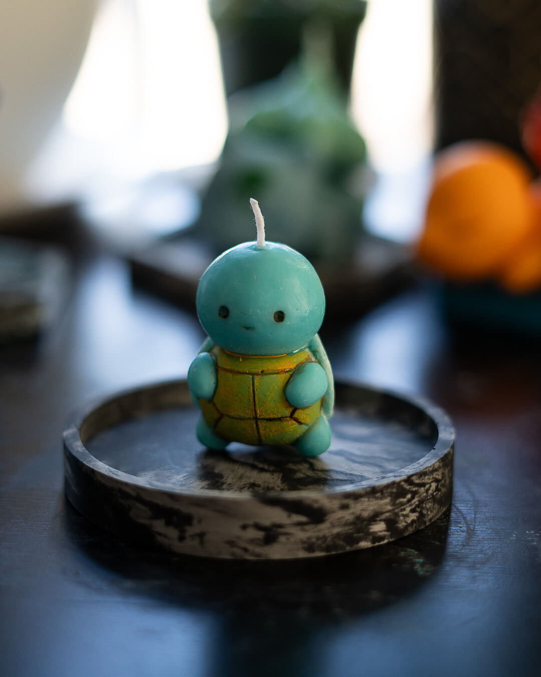 squirtle candle sculpture