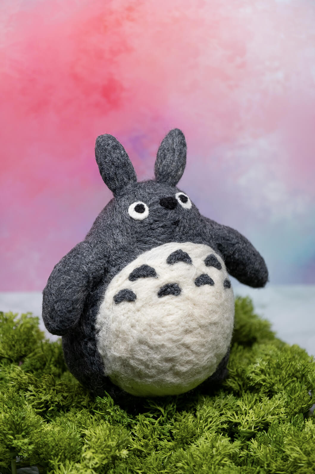 totoro-needle-felting